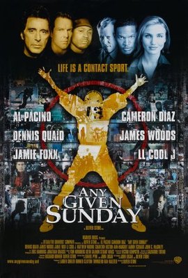 Any Given Sunday movie poster (1999) calendar