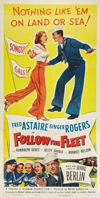 Follow the Fleet movie poster (1936) calendar