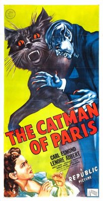 The Catman of Paris movie poster (1946) mouse pad