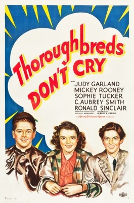 Thoroughbreds Don't Cry movie poster (1937) poster