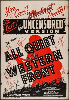 All Quiet on the Western Front movie poster (1930) Sweatshirt
