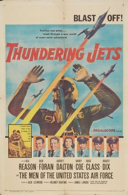 Thundering Jets movie poster (1958) mouse pad