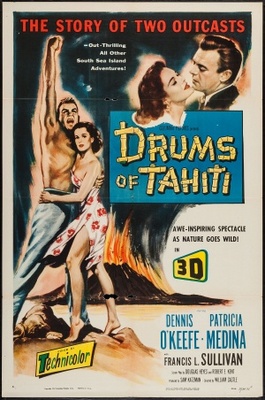 Drums of Tahiti movie poster (1954) mug