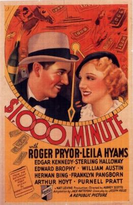 1,000 Dollars a Minute movie poster (1935) calendar