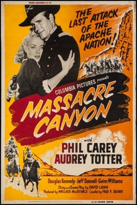 Massacre Canyon movie poster (1954) mouse pad