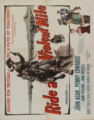 Ride a Violent Mile movie poster (1957) tote bag