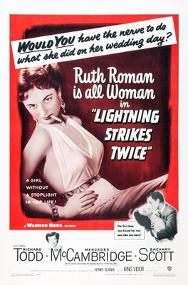 Lightning Strikes Twice movie poster (1951) tote bag