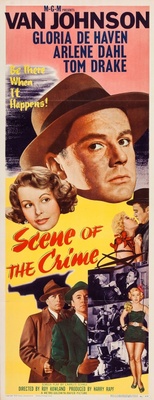 Scene of the Crime movie poster (1949) tote bag