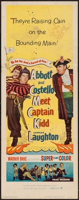 Abbott and Costello Meet Captain Kidd movie poster (1952) tote bag