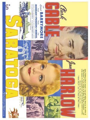 Saratoga movie poster (1937) hoodie