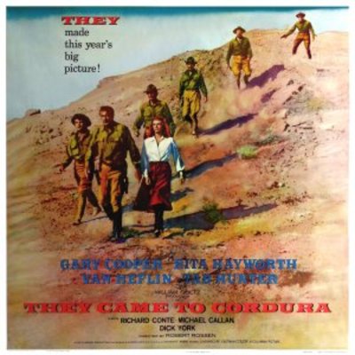 They Came to Cordura movie poster (1959) calendar
