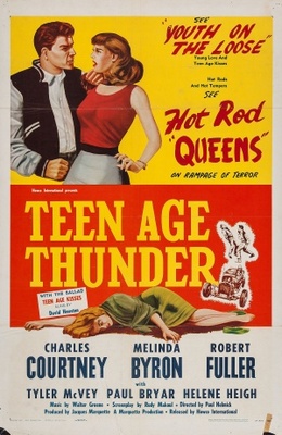 Teenage Thunder movie poster (1957) mouse pad