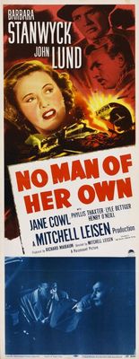 No Man of Her Own movie poster (1950) tote bag