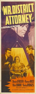 Mr. District Attorney movie poster (1941) calendar