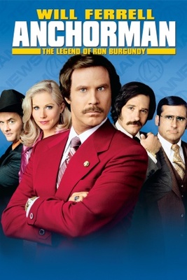 Anchorman: The Legend of Ron Burgundy movie poster (2004) tote bag