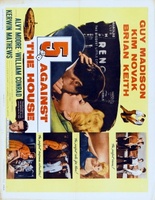 5 Against the House movie poster (1955) t-shirt #MOV_678a99c4