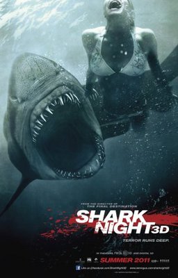 Shark Night 3D movie poster (2011) mouse pad