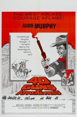 40 Guns to Apache Pass movie poster (1967) mouse pad