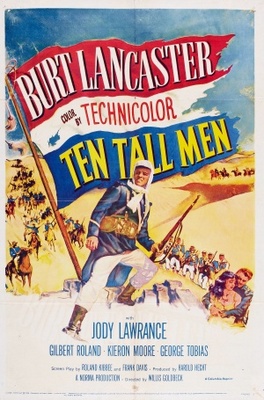 Ten Tall Men movie poster (1951) tote bag