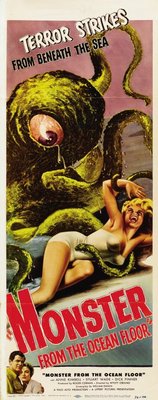 Monster from the Ocean Floor movie poster (1954) Mouse Pad MOV_69539b58