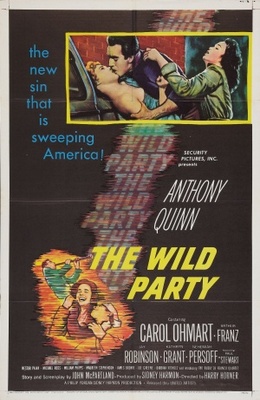 The Wild Party movie poster (1956) tote bag