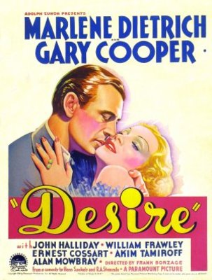 Desire movie poster (1936) calendar
