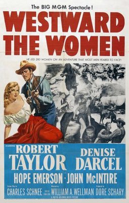 Westward the Women movie poster (1951) tote bag