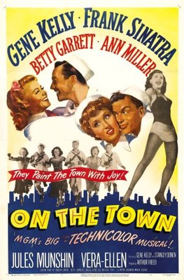 On the Town movie poster (1949) calendar
