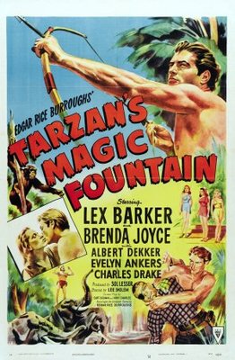 Tarzan's Magic Fountain movie poster (1949) mouse pad
