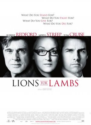 Lions for Lambs movie poster (2007) tote bag