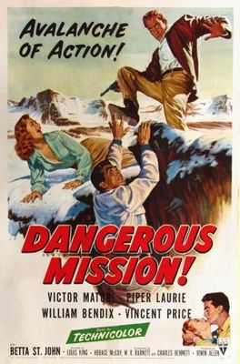 Dangerous Mission movie poster (1954) poster