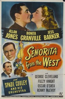 Senorita from the West movie poster (1945) calendar