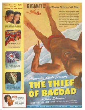 The Thief of Bagdad movie poster (1940) Sweatshirt