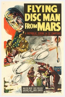 Flying Disc Man from Mars movie poster (1950) mug