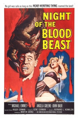 Night of the Blood Beast movie poster (1958) poster