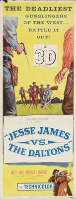 Jesse James vs. the Daltons movie poster (1954) poster