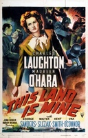 This Land Is Mine movie poster (1943) t-shirt #MOV_6c6d971e