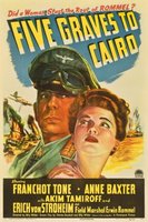 Five Graves to Cairo movie poster (1943) Longsleeve T-shirt #636005