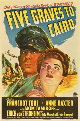 Five Graves to Cairo movie poster (1943) Tank Top