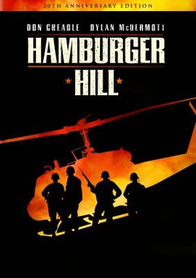 Hamburger Hill movie poster (1987) tote bag
