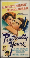 Practically Yours movie poster (1944) t-shirt #MOV_6d3a54e4