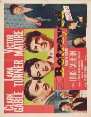 Betrayed movie poster (1954) calendar