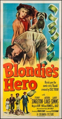 Blondie's Hero movie poster (1950) mouse pad