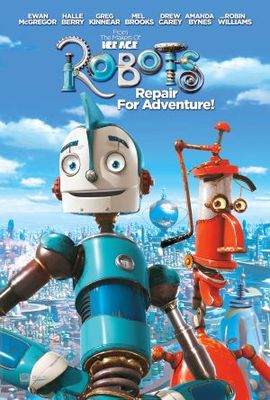 Robots movie poster (2005) Mouse Pad MOV_6f23f16a