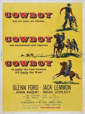Cowboy movie poster (1958) calendar