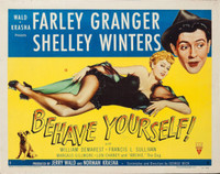 Behave Yourself! movie poster (1951) Sweatshirt #1438297