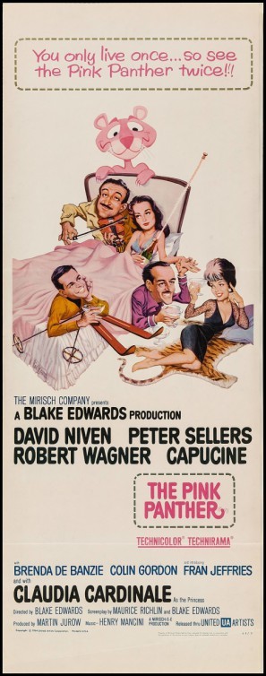 The Pink Panther movie poster (1963) calendar