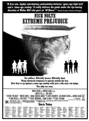Extreme Prejudice movie poster (1987) mug