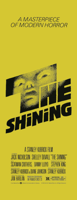 The Shining movie poster (1980) calendar