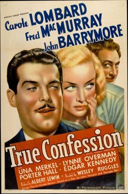 True Confession movie poster (1937) mouse pad